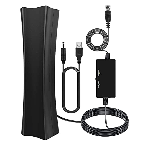 Antenna Tv Per Smart Tv, Antenna Tv Freeview, Amplificatore Digitale 4K Hd Per Interni A 360° Ricezione Del Segnale Con Ripetitore Del Segnale Canali