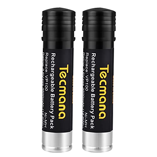 2X Tecmana 3,6V 3,5Ah Batteria Per Black&Decker Versapak Vp100 Vp130 Vp100C Vp105 Vp105C Vp110 Vp110C Vp143