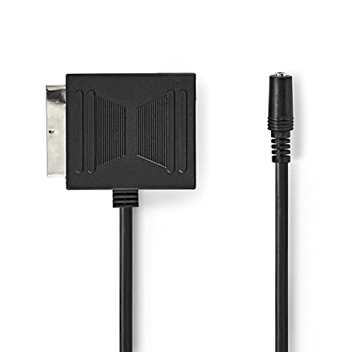 Nedis Adattatore Scart Maschio - Scart Femmina + 3,5 Mm