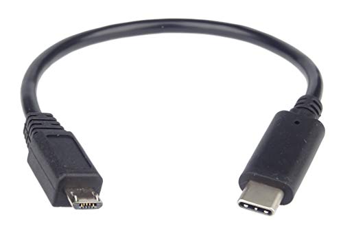 Premium Cord - Adattatore Usb 3.1 Maschio C/Maschio - Usb 2.0 Micro-B/Maschio, 0,2 M