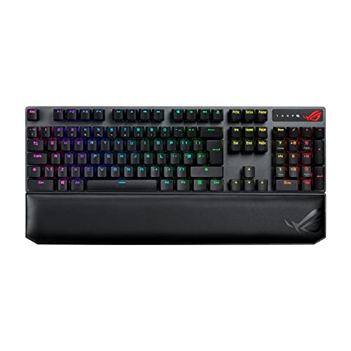 Asus Rog Strix Scope Nx Deluxe Wireless, Tastiera Gaming, Meccanica, Switch Rog Nx Rossi, Tasti In Abs, Tasto Ctrl Allargato, Macro, Tasto Stealth, Au