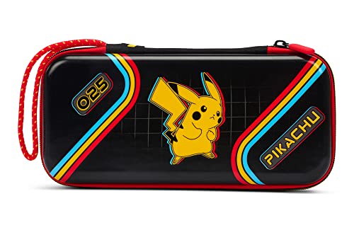 Powera Custodia Da Viaggio Sottile Per Modello Oled, Nintendo Switch E Nintendo Switch Lite – Pokémon: Pikachu Arcade, Guscio Rigido, Custodia Protett