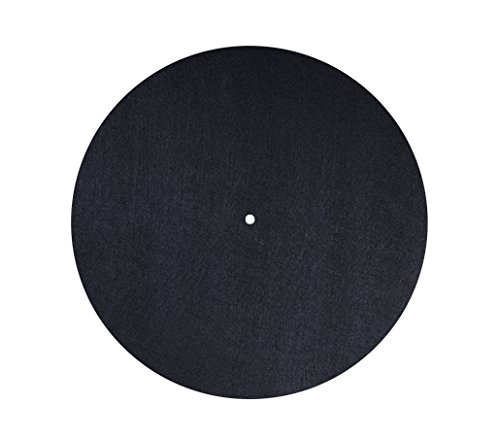 Dynavox Cuscino Piatto Pm2 Per Giradischi In Feltro Antistatico, Diametro 30 Cm, Nero