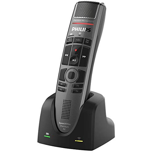 Philips Smp4000/00 Speechmike Premium Air Diktier Senza Fili, Microfono