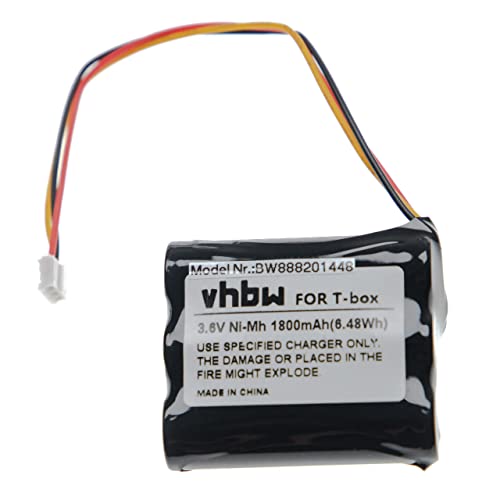 Vhbw Batteria Compatibile Con Tonies Toniebox Radio Raccontastorie Per Bambini (1800Mah, 3,6V, Nimh)