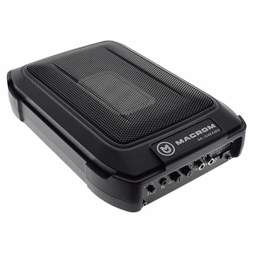 Macrom Sub Attivo Sottosedile 120 W Rms