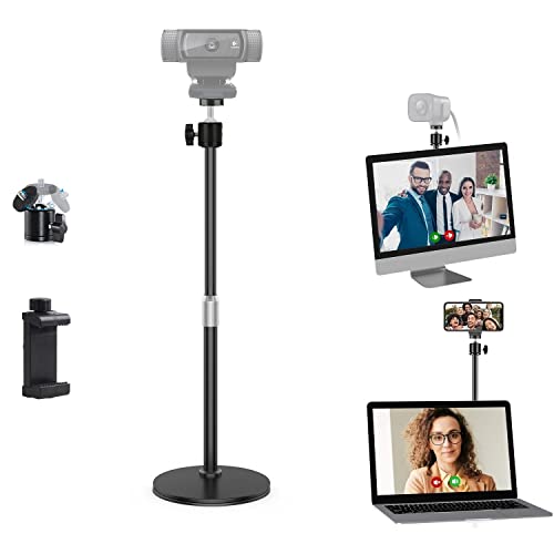 Supporto Per Webcam Da Scrivania Compatibile Con Logitech Brio C920 C922 C930 C925 C615 Streamcam Webcams, Compatibile Con Iphone E Samsung Telefoni C