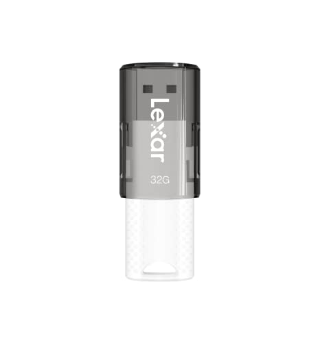 Lexar Jumpdrive 32Gb S60 2.0 Usb Flash, Plug-And-Play, Compatibile Pc E Mac, Grigio