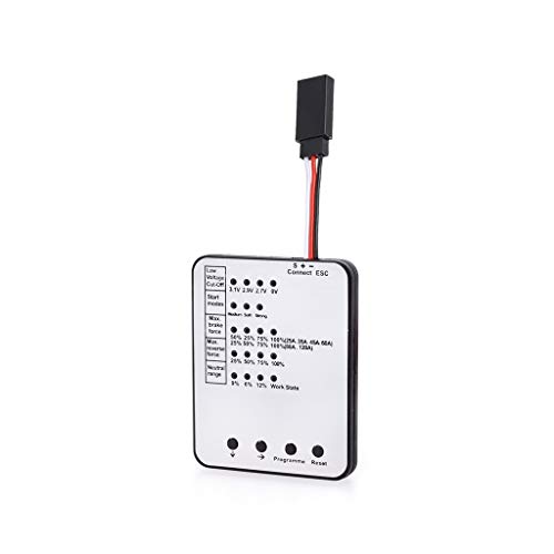 Fasizi Programmatore Elettronico Del Regolatore Di Velocità Della Carta Di Programma Di Rc Per L'Automobile 25A - 150A Esc Di Rc