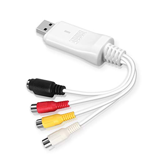 Video Audio Grabber Capture - August Vgb300 Convertitore Da Hi8 Vhs Vcr A Dvd Digitale Analogico Digitale Per Windows/ Mac, Usb Video Capture Card Con