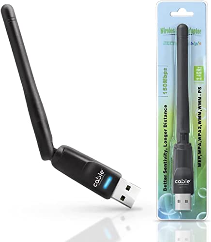Cable Technologies Chiavetta Internet Wifi Usb, 1200M Antenna Per Pc, Adattatore Ad Alta Velocità 2.4 Ghz, Dongle Universale, Per Pc/Laptop/Desktop/Ma