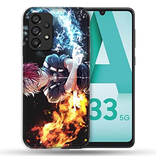 Cokitec Cover Per Samsung Galaxy A33 5G Manga My Hero Academia Shoto, Multicolore