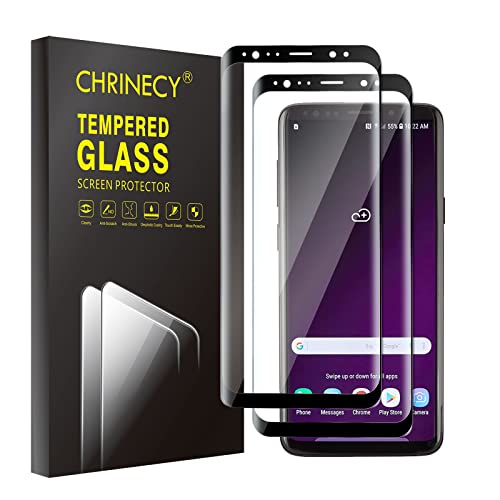 [2 Pezzi] Compatibile Con Samsung Galaxy S9 Pellicola Protettiva, Durezza 9H, Senza Bolle, Anti-Impronte, Anti Graffio, Vetro Temperato, 3D, Per Samsu