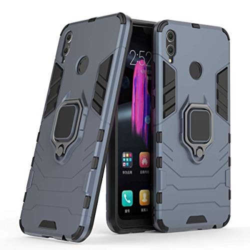 Mrster Honor View 10 Lite Custodia, Armor Custodia Con 360 Gradi Girevole Anello, Silicone Tpu E Pc Doppio Strato Bumper Protettiva Cover Per Huawei H