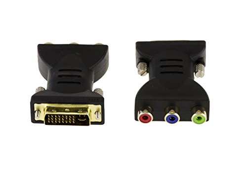 Kalea-Informatique Adattatore Dvi (Dvi-I 24+5 Pin) Maschio A Rca (Rgb Rgb)