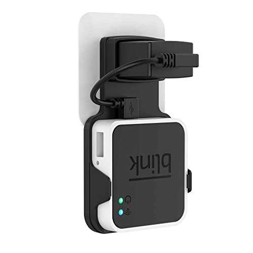 Cozycase Supporto Da Parete Per Modulo Blink Sync Module, Montaggio A Parete Su Presa Per Hub Wifi Telecamera Di Sicurezza Esterna E Interna Blink Xt,