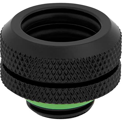 Connettori Xf Hardline Per Tubi Rigidi Con Diametro Esterno Di 14Mm, Pacco Da Quattro, Nero