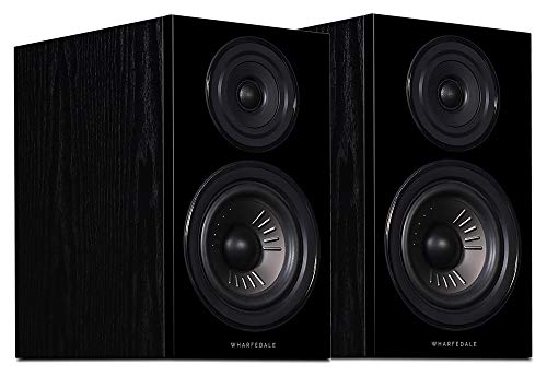 Wharfedale Diamond 12.2 Coppia Di Diffusori Passivi Da Scaffale, Nero