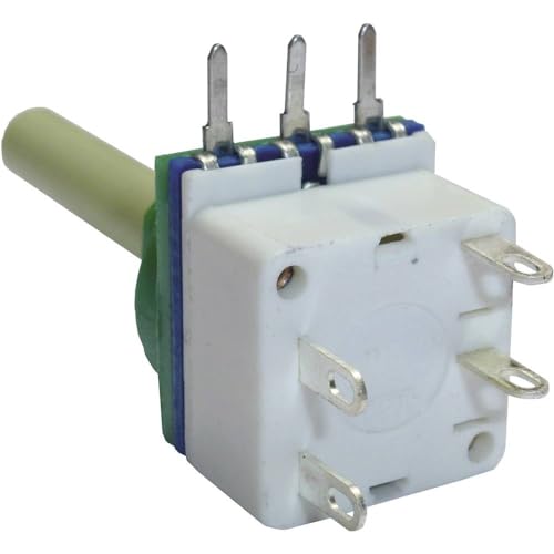 Potentiometer Service 7520 Potenziometro Rotativo Con Interruttore Mono 470 Kω 1 Pz.