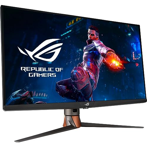 Asus Rog Swift Pg32Uqxr Monitor Gaming 32” Pollici 4K Uhd (3840 X 2160), 160Hz, 1 Ms, Fast Ips, Displayhdr 1000, 96% Dci-P3, Mini Led, Quantum Dot, Fr