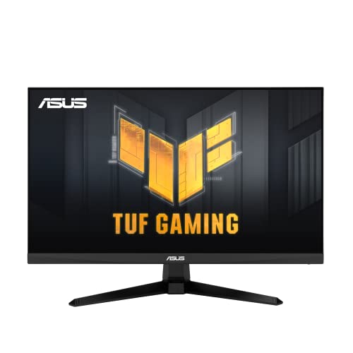 Asus Tuf Gaming Vg246H1A Monitor Gaming 24” Pollici, Full Hd (1920 X 1080), Ips, 100Hz, 0,5 Ms Mprt, Extreme Low Motion Blur, Freesync, Displaywidget