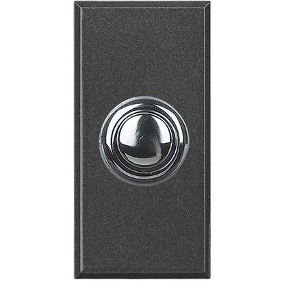 Pulsante Bticino Hy4005 1P No 10A Stile Axolute Scuro