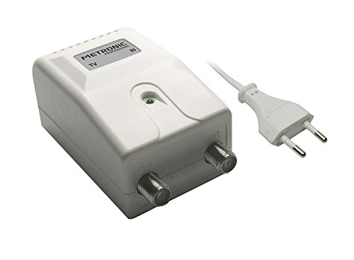 Metronic 414111 Alimentatore Per Amplificatori D'Antenna, Bianco