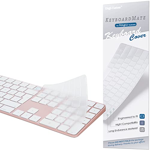 Digi-Tatoo Cover Per Tastiera Compatibile Con Tastiera Magica Imac (Layout Modello A2520 Europa/Italia, Con Touch Id, Con Tastierino Numerico) - Ultra