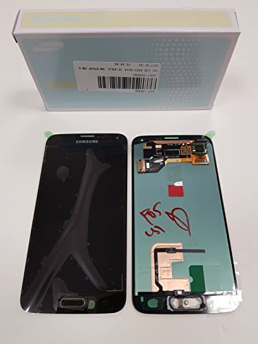 Lcd Direct Ltd Original Display Assembly For G900F Galaxy S5 – Gold - 100% New Service Packed - Gh97-15959D. The Lcd Looks Black, The Rim Around The B