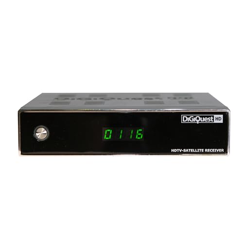 Digiquest 8312Hd - Decoder Satellitare Dvb-S2 Con Funzione Di Videoregistratore, Nero, Hevc Main 10