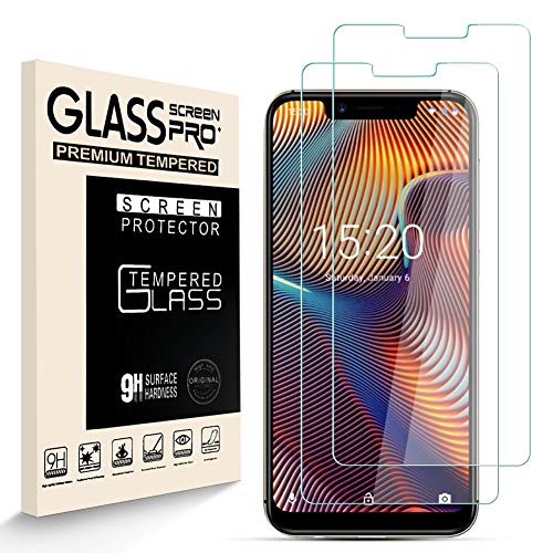 Hjx Pellicola Protettiva In Vetro Temperato Per Umidigi A3 Pro [2 Pezzi], Durezza 9H, 2.5D Alta Definizione, Senza Bolle, Anti Graffio Screen Protecto