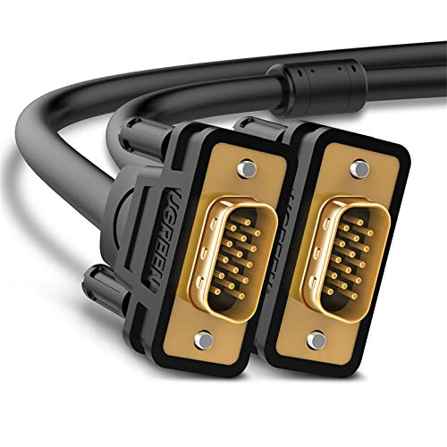 Ugreen Cavo Vga, Full Hd 1080P Vga Cable Cavo Vga Maschio A Maschio Connettori Placcati In Oro 24K Per Computer, Monitor, Proiettore, Hdtv, Splitter V