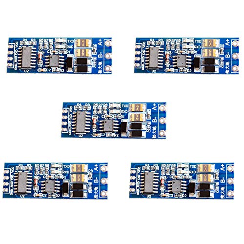 5Pcs 3.3V 5V Ttl To Rs485 Adapter 485 To Serial Port Uart Level Converter Module
