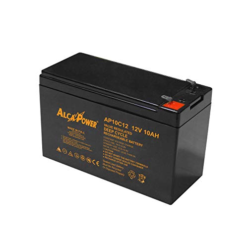 Batteria Al Piombo Ricaricabile Ermetica 12V 10Ah Per Uso Ciclico