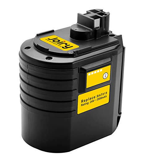 Joiry 24V 3.5Ah Batteria Per Bosch Gbh24Vre Gbh24Vfr Gbh24Vsr Bbh24Vre Bat019 Bat020 Bat021 11225Vsr 2607335082 2607335216 2607335190 2607335163, Ni-M