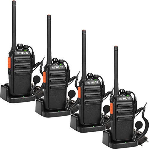 Retevis Rt24 Walkie-Talkie Professionali, Ricetrasmittenti Radioline Walkie Talkie, Pmr446 Licenza-Libero, Vox 16 Canali Ctcss/Dcs, Ricetrasmettitore