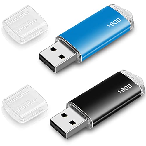 Chiavetta Usb [ 2 Pezzi] 16Gb Pen Drive 16Gb Pennetta Usb Flash Drive Memoria Stick 16 Gb(16Gb*2Pcs)