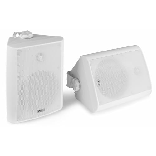 Speakerset, Geschikt Voor Buiten - Power Dynamics Bc65V Witte Speakerset Voor 100V Systemen En 8 Ohm - 150W (952.114)