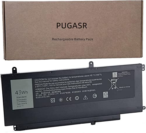 Pugasr D2Vf9 Laptop Battery Compatible With Dell Inspiron 15 7547 7548 Vostro 14 5459 Series 0Pxr51 Pxr51 (11.1V 43Wh)