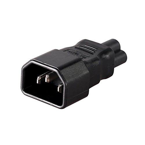 Cavo Adattatore Iec Da C13/C14 A C5/C6 Per Bollitore A Mickey Mouse Pc Laptop
