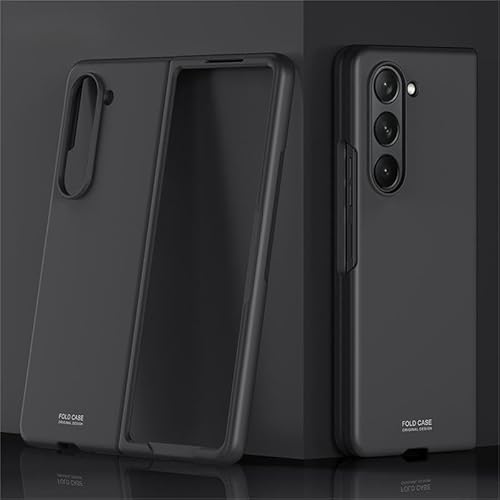 Liuzihan Cover Per Samsung Galaxy Z Fold 5, Cover Sottile & Robusto, Anti-Graffi, Custodia Protettiva Case Per Samsung Galaxy Z Fold 5.(Nero)