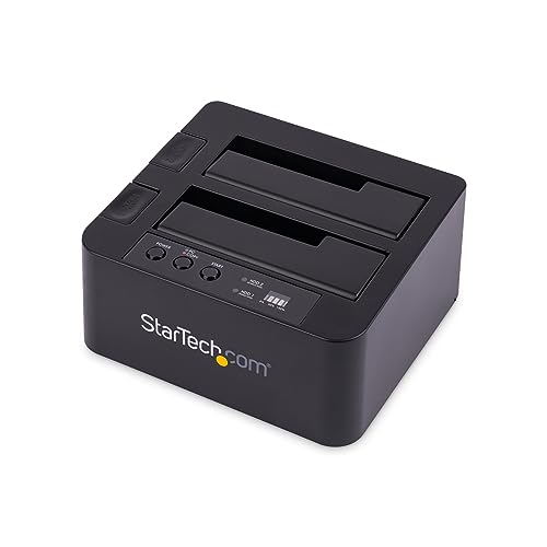Startech.Com Docking Station Per Hard Disk, Duplicatore Autonomo Usb 3.1 (10Gbps) Con 2 Slot Per Ssd/Hdd Sata Iii Da 2.5" E 3.5", Clonatore Di Hard Dr