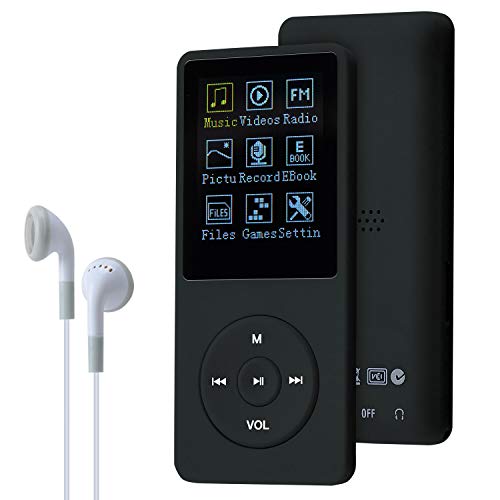 Covvy 8 Gb Lettore Musicale Mp3 Portatile Da, Supporta Schede Di Memoria Sd Fino A 64 Gb, Lettore Mp3 Hifi Con Audio Senza Perdita, Registrazione Di M