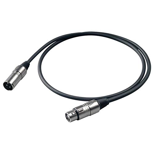 Proel Bulk250Lu20 - Cavo Professionale Bilanciato Per Microfono Con Connessioni Presa Volante Cannon Xlr 3F Femmina A Spina Volante Cannon Xlr 3P Masc