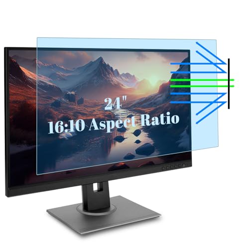 Haruyo Rimovibile Filtro Anti Luce Blu Premium Schermo Per 18.5 Pollici, Blocca Uv Allevia L'Affaticamento Degli Occhi, Antiriflesso Antigraffio Pelli