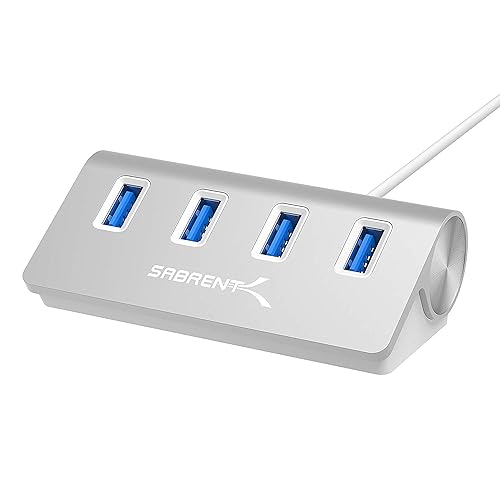 Sabrent Hub Usb 3.2 Gen 1, Ciabatta Multipresa Usb, Sdoppiatore Usb, 4 Porte, Per Imac, Macbook, Macbook Pro, Macbook Air, Mac Mini O Qualsiasi Pc, (C