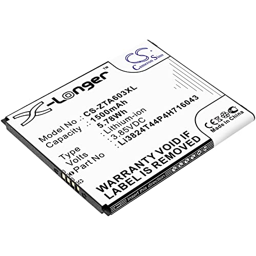 Techtek Batterie Compatibile Con [Zte] 602Zt, A521, Ba520, Ba603, Blade A520, Blade A520C, Blade A520C Dual Sim, Blade A520C Dual Sim Lte, Blade A521,