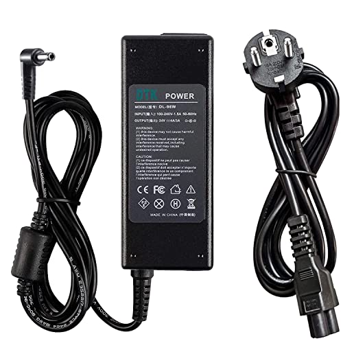 Dtk® 24V 4A 96W Caricabatteria Adattatore Alimentatore Per Monitor A Schermo Lcd Tft, Led, Tv, Nas, Hd Esterni, Pico-Psu, Router, Hub, Caricatori Alim