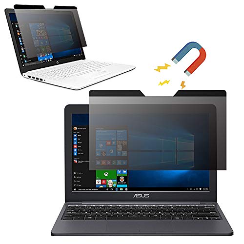 Fiimoo 15.6 Pollici Magnetico Privacy Filtro Schermo，Laptop Privacy Filter，Protettore Antiriflesso，Easy On/Off Protezione Per Monitor & Laptop, Privac