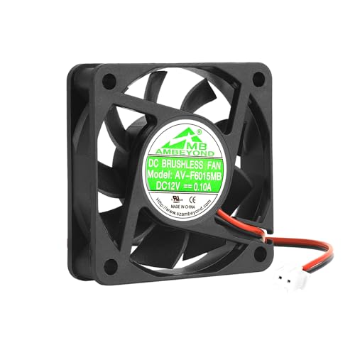 60Mm Da 60Mm Da 15Mm 6015 12V Dc 0.10A Cuscinetto A Sfera Brushless Ventola Di Raffreddamento 2Pin